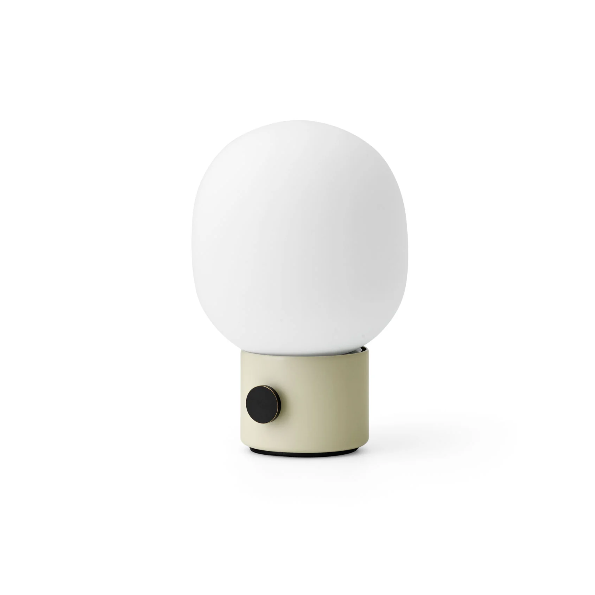 The alabaster white JWDA Portable Table Lamp from Audo Copenhagen.