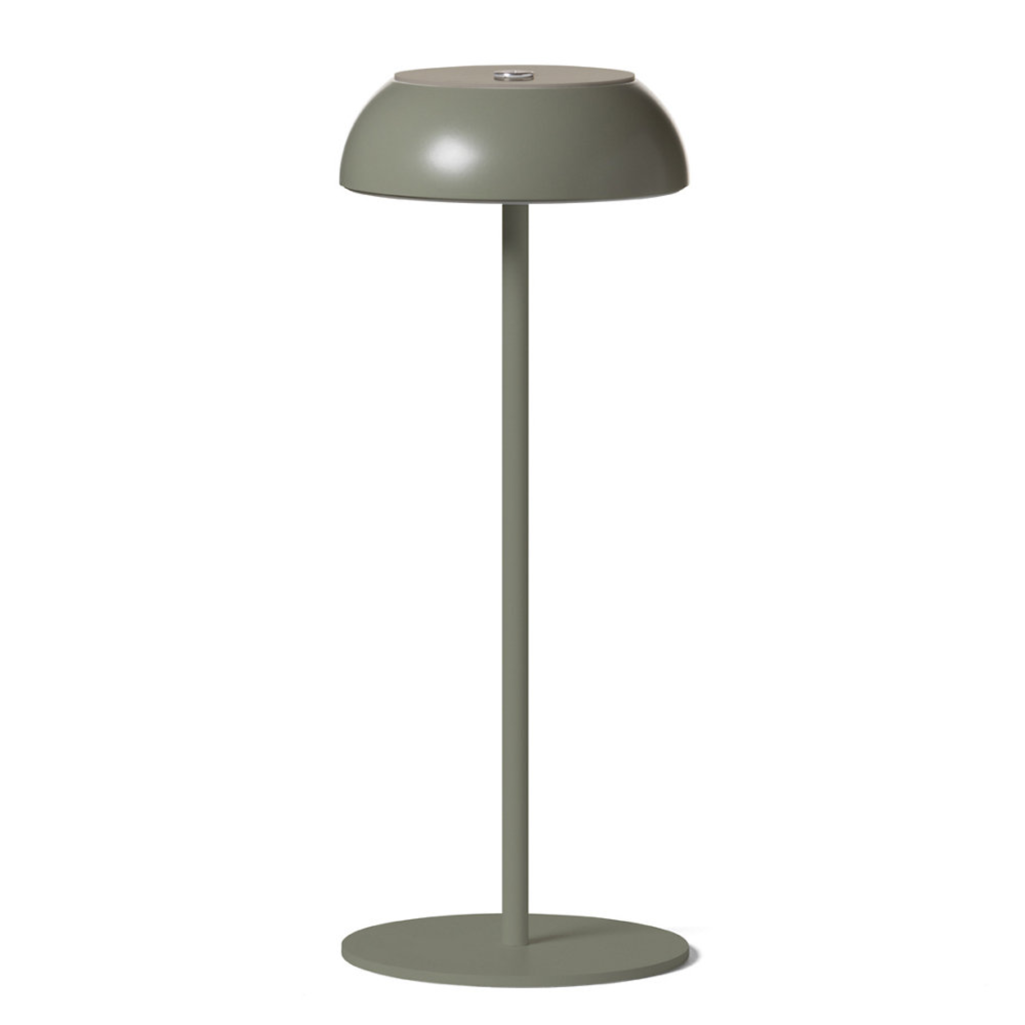 The concrete green Float Cordless Lamp from Axolight.