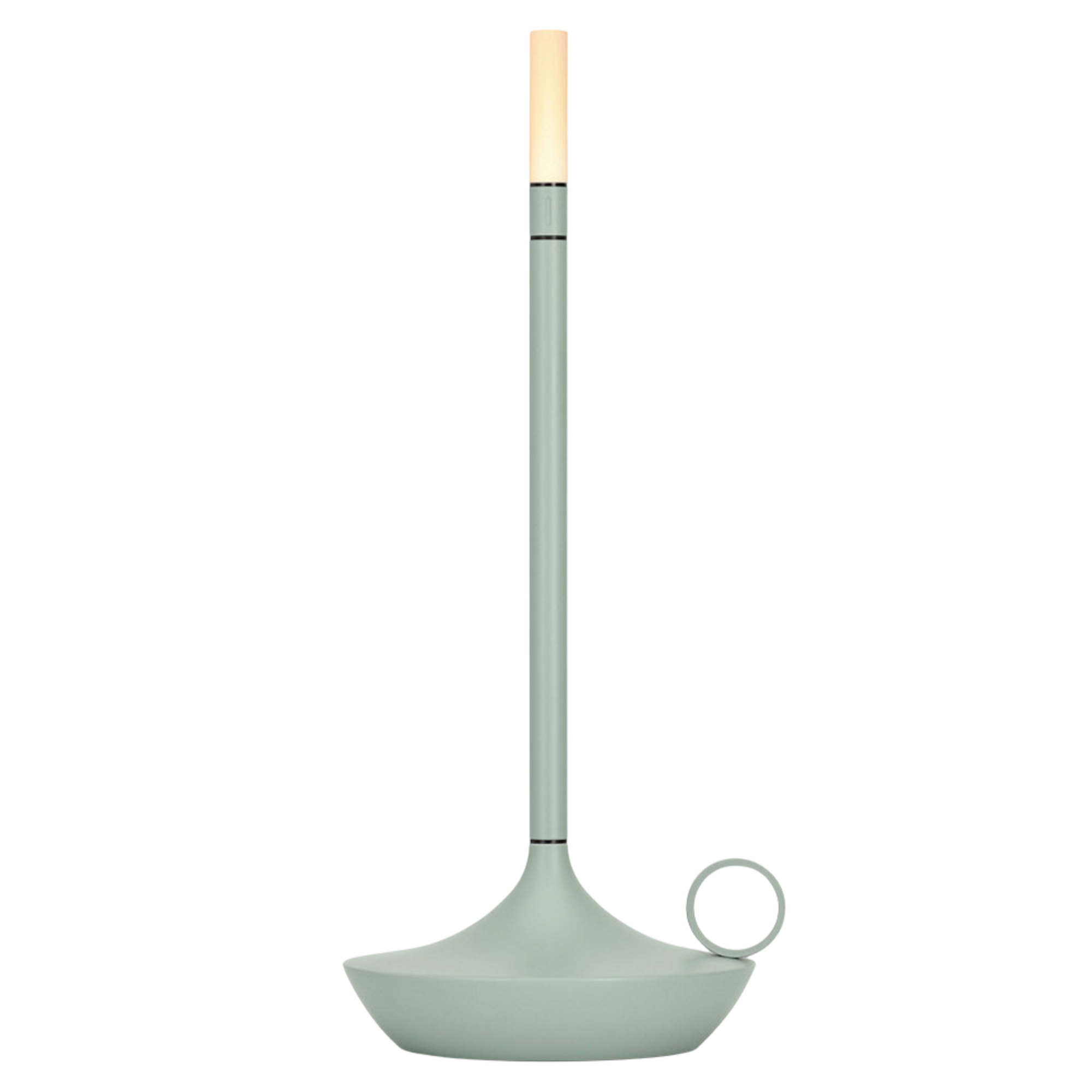 The large sage green Wick Pro Cordless Lamp from Graypants.