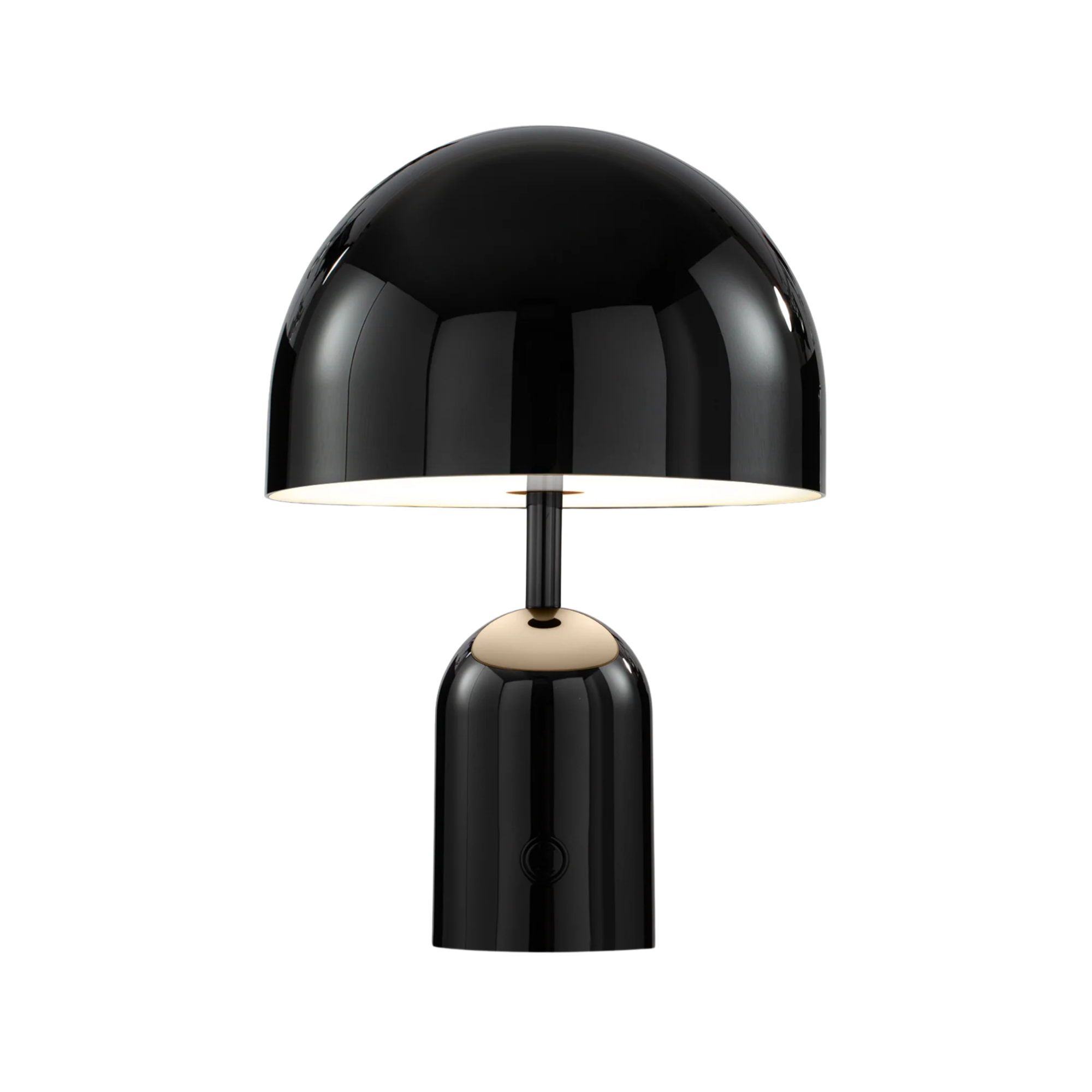 The black Bell Cordless Lamp from Tom Dixon.