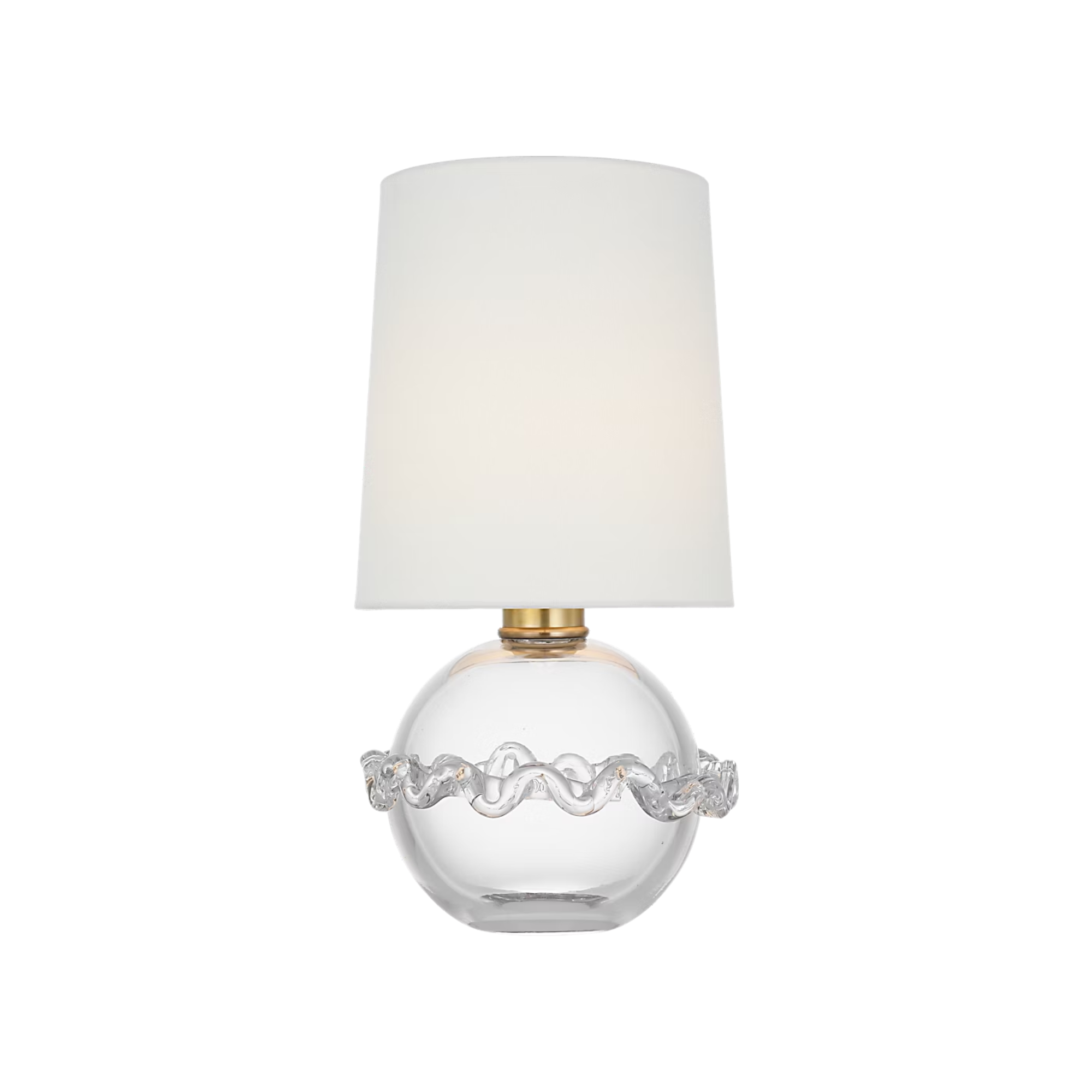 The glass Breslin Cordless Lamp from Visual Comfort Signature.