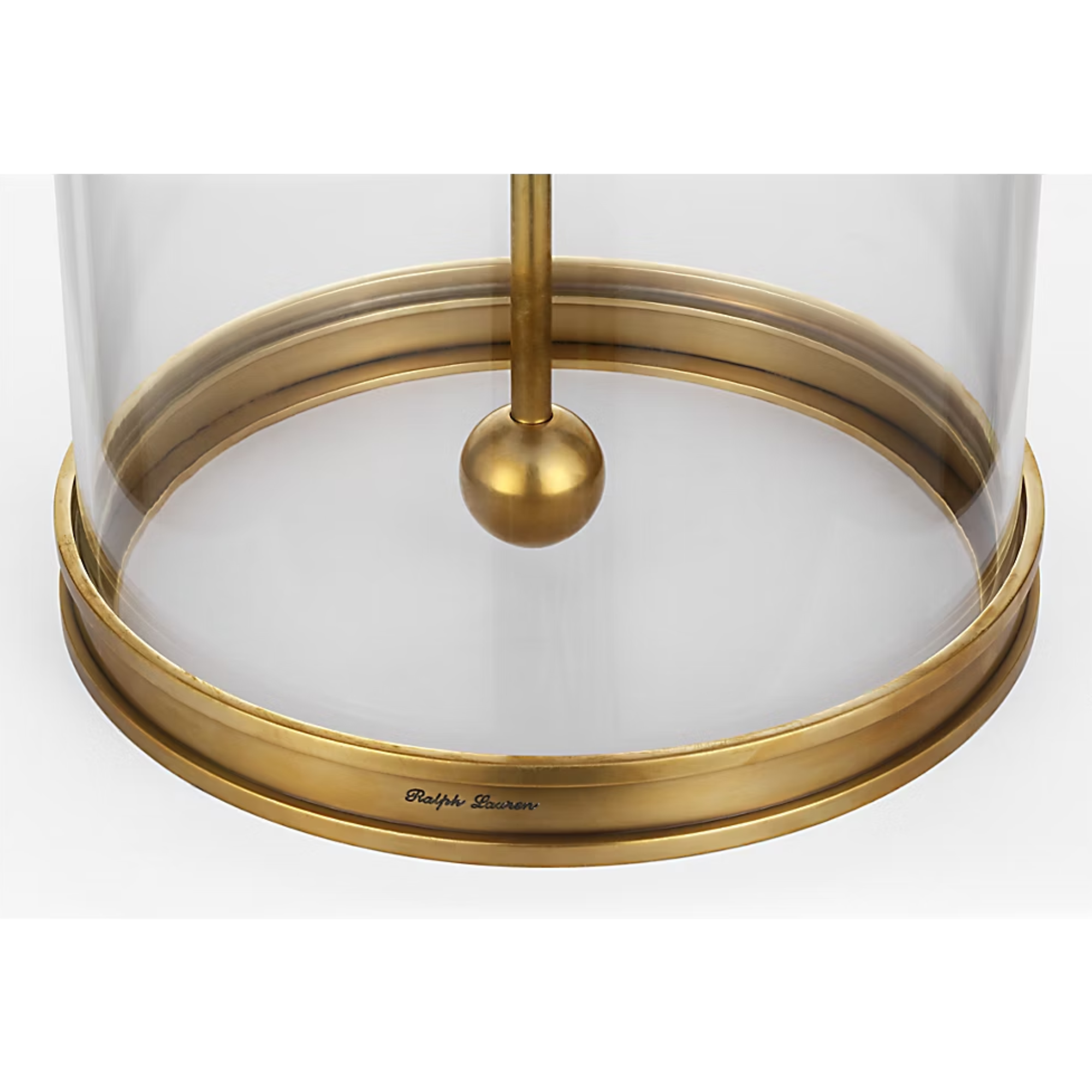 The Modern Cordless Table Lamp from Visual Comfort Signature designed by Ralph Lauren base shown close up.