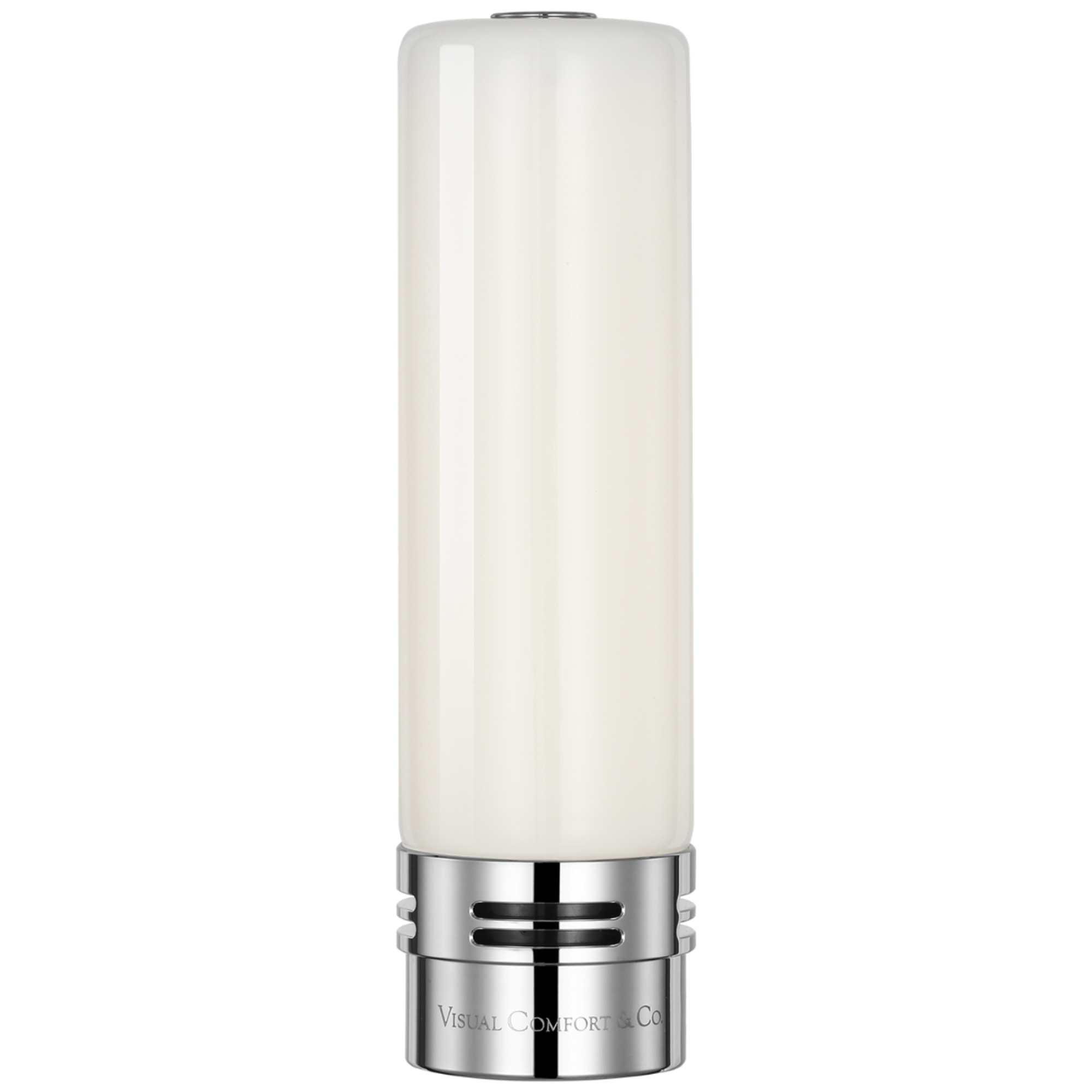The nickel R41 Rechargeable Module Cordless Lamp from Visual Comfort Signature.