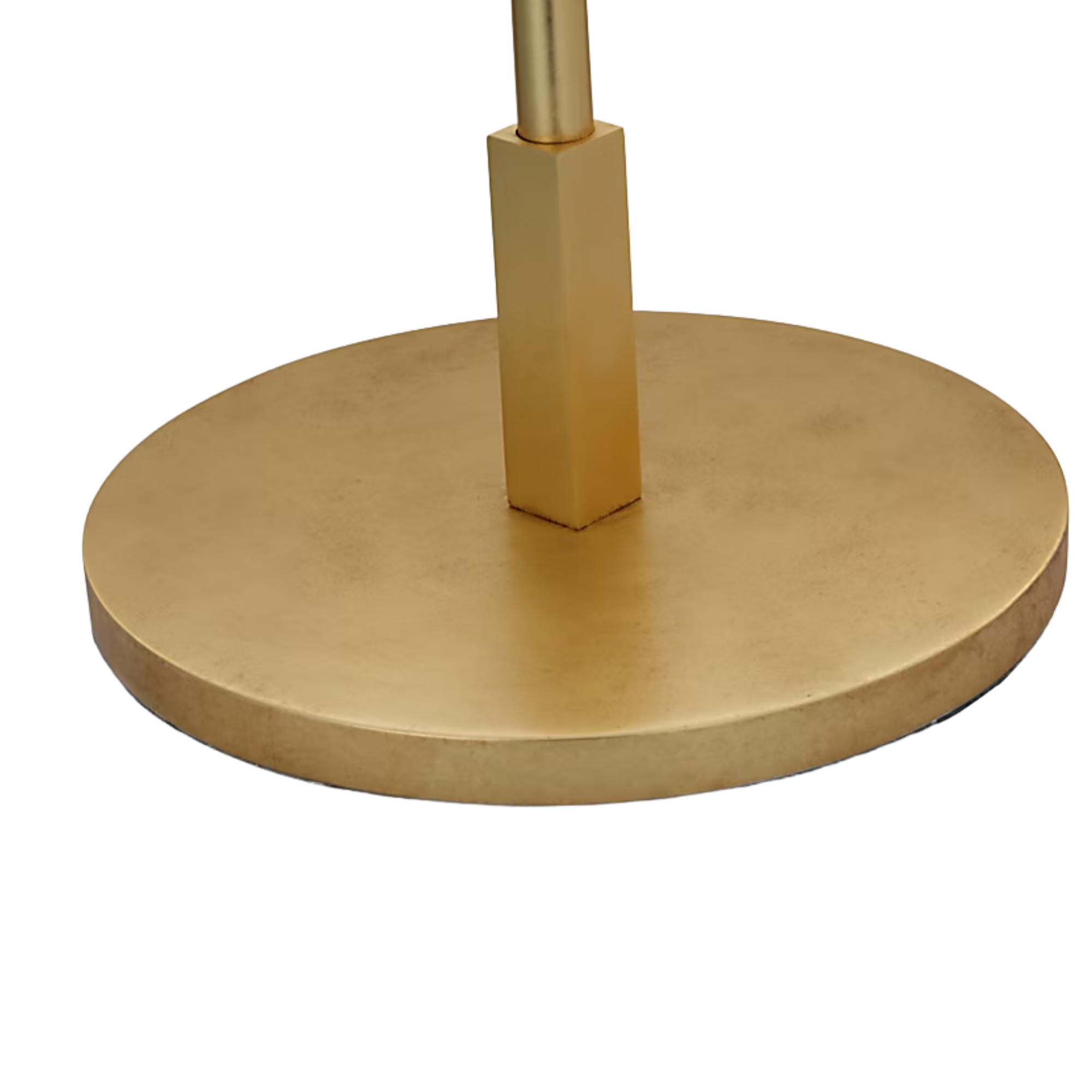 The gild with cream linen shade Walker Cordless Floor Lamp from Visual Comfort Signature base.