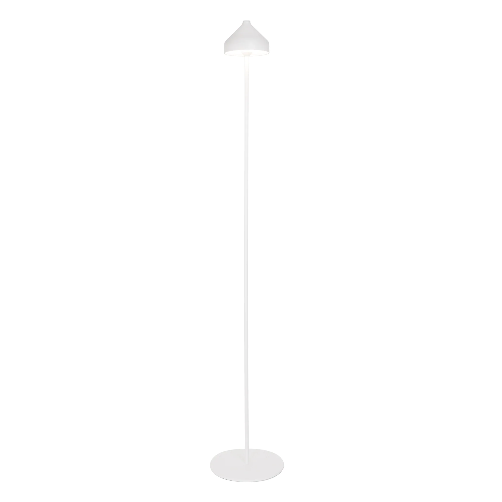 The white Amelie Pro Cordless Floor Lamp from Zafferano.
