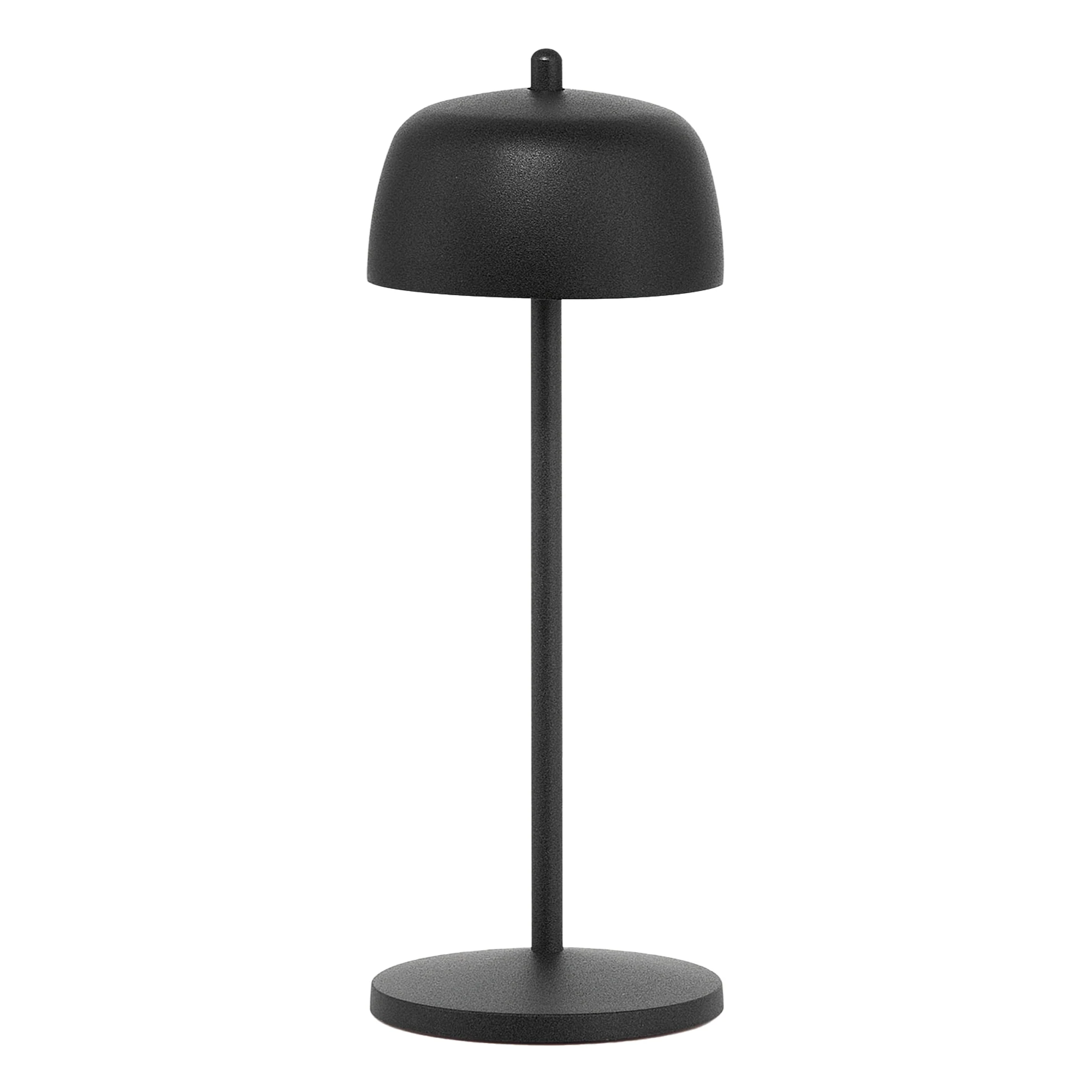 The matte black Theta Pro Cordless Lamp from Zafferano.
