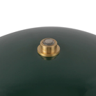 The pine green Poppy Cordless Lamp from Alora Mood on and off switch.