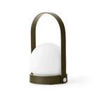 The olive Carrie Portable Table Lamp from Audo Copenhagen.