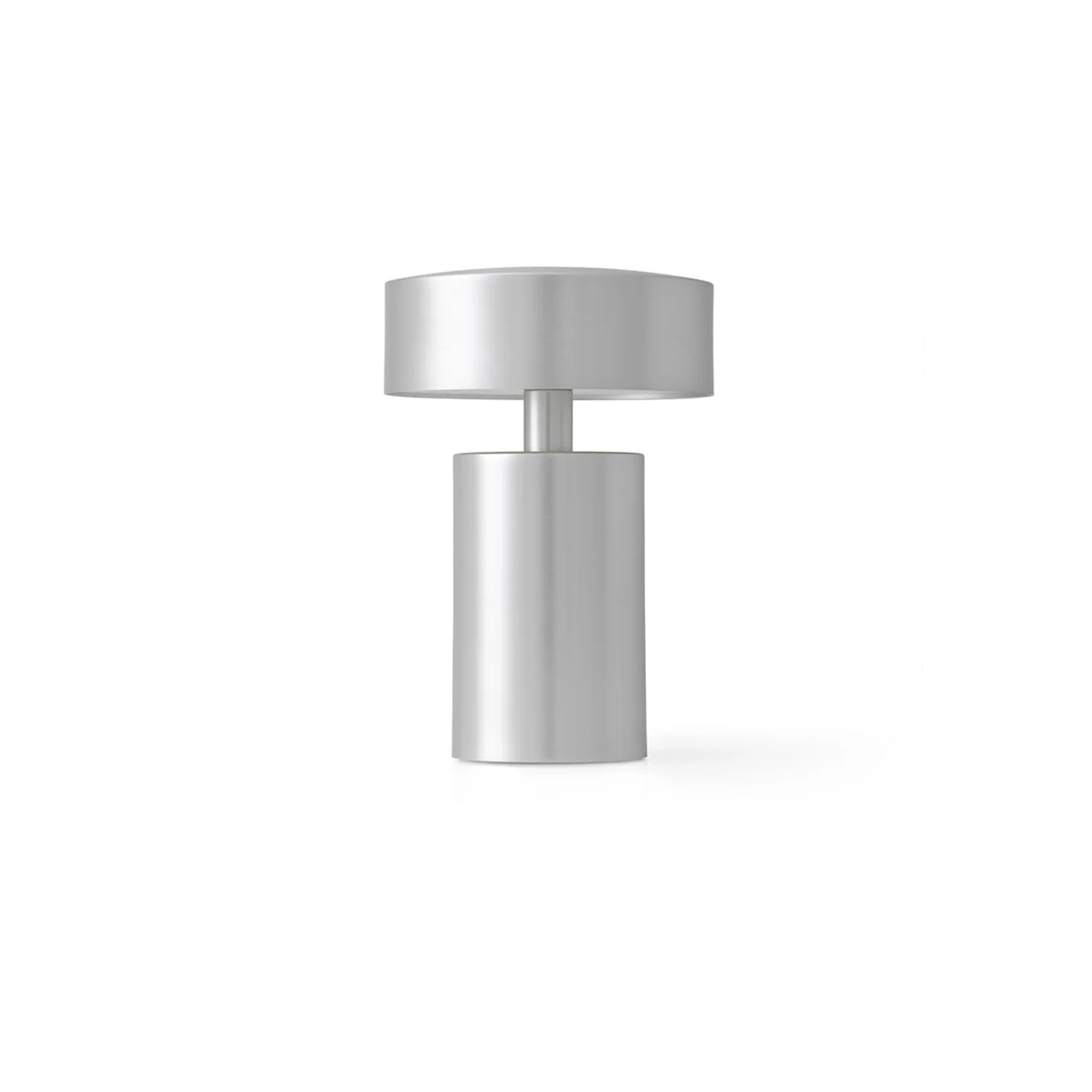 The brushed aluminum Column Portable Table Lamp from Audo Copenhagen.