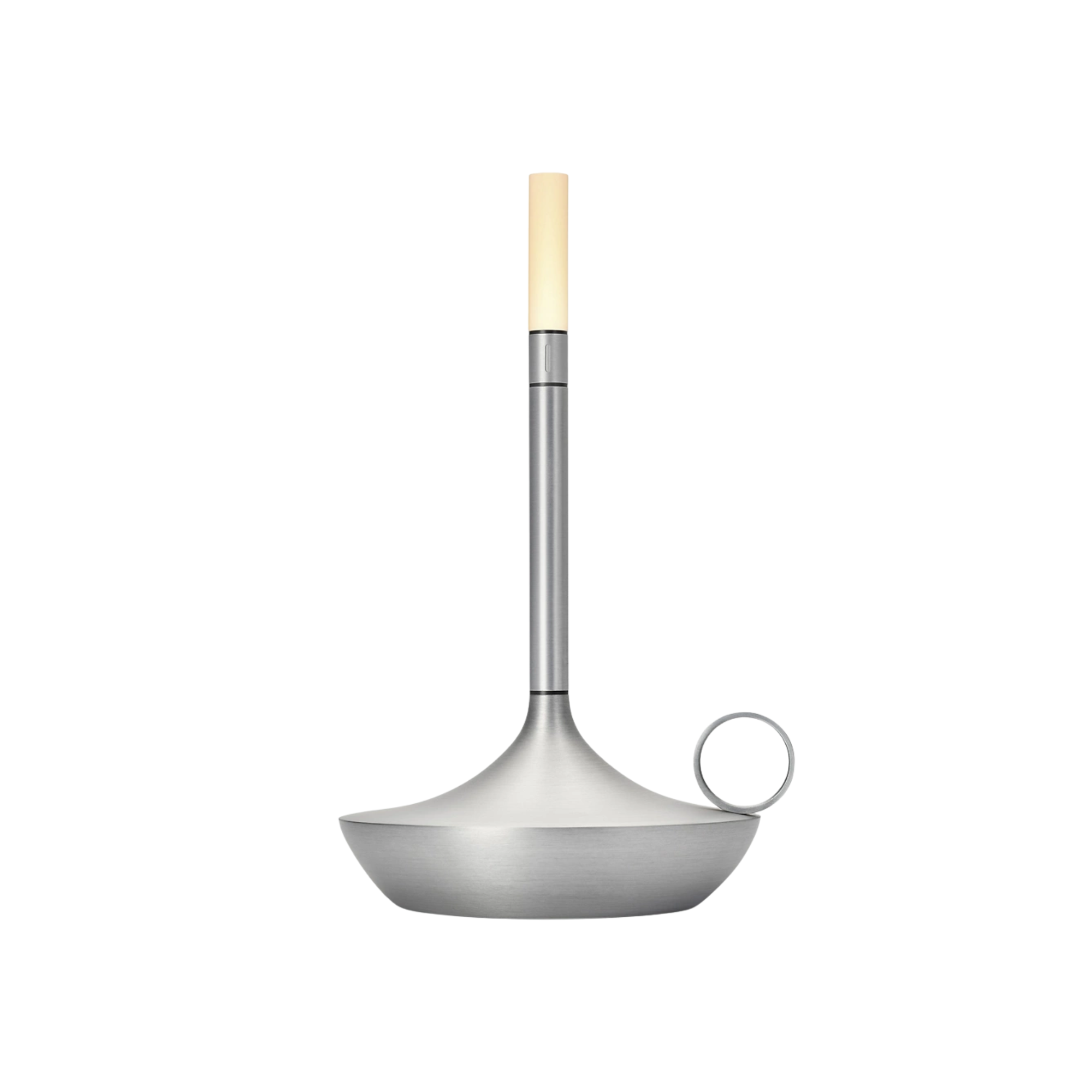 The small aluminum Wick Cordless Lamp from Graypants.