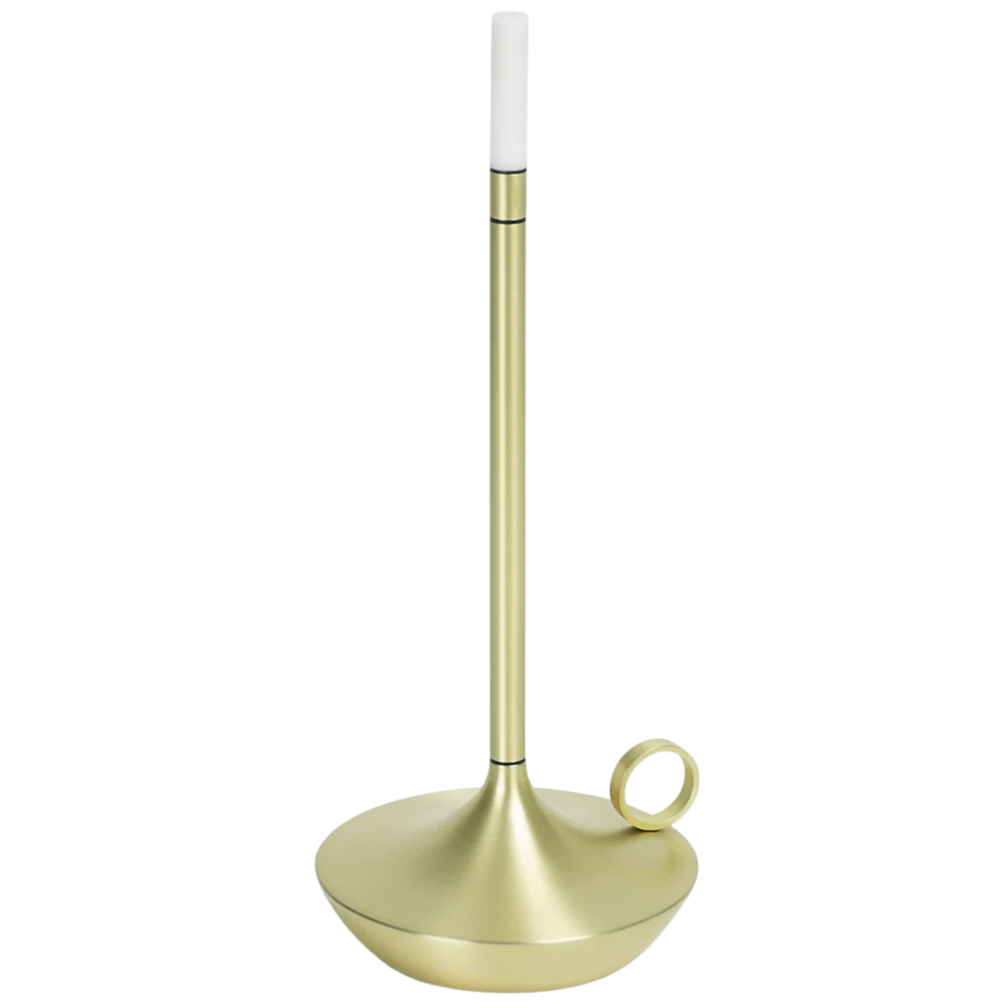 The large brass Wick Cordless Lamp from Graypants.
