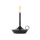 The small matte black Wick Cordless Lamp from Graypants.