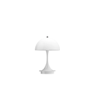 The opal Panthella 160 Portable Lamp from Louis Poulsen turned off.