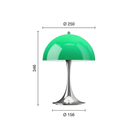 The 13.2 inch Panthella Portable Lamp: The Originals from Louis Poulsen dimensions. all-groups