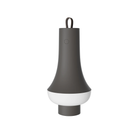 The dark brown Tomoshi Portable Lamp from Louis Poulsen turned off.