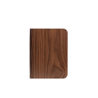 The dark walnut Lito Classic Wood Cordless Book Lamp from Lumio.