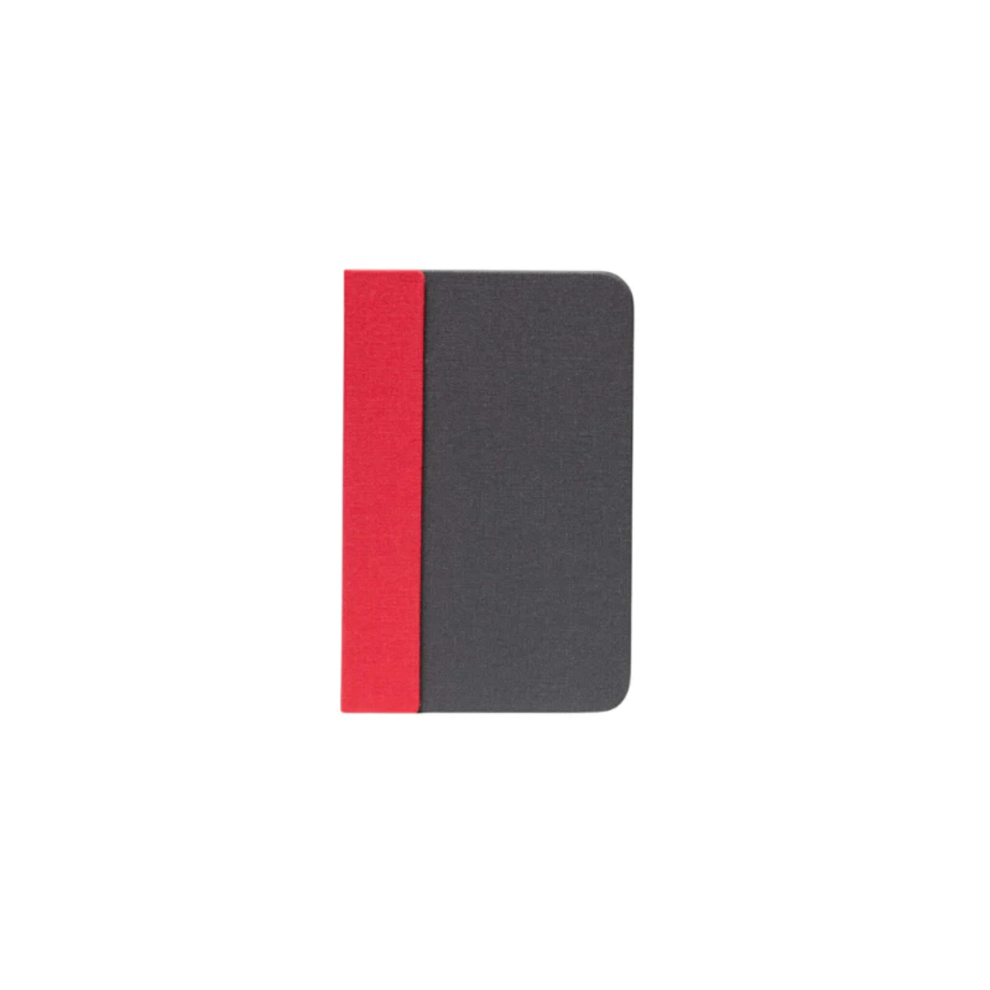 The gray and red Lito Mini Cordless Book Lamp from Lumio.