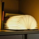The Lito Mini Cordless Book Lamp from Lumio in a home office on a bookshelf. all-groups