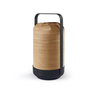 The natural cherry Mini Chou Cordless Table Lamp from LZF.