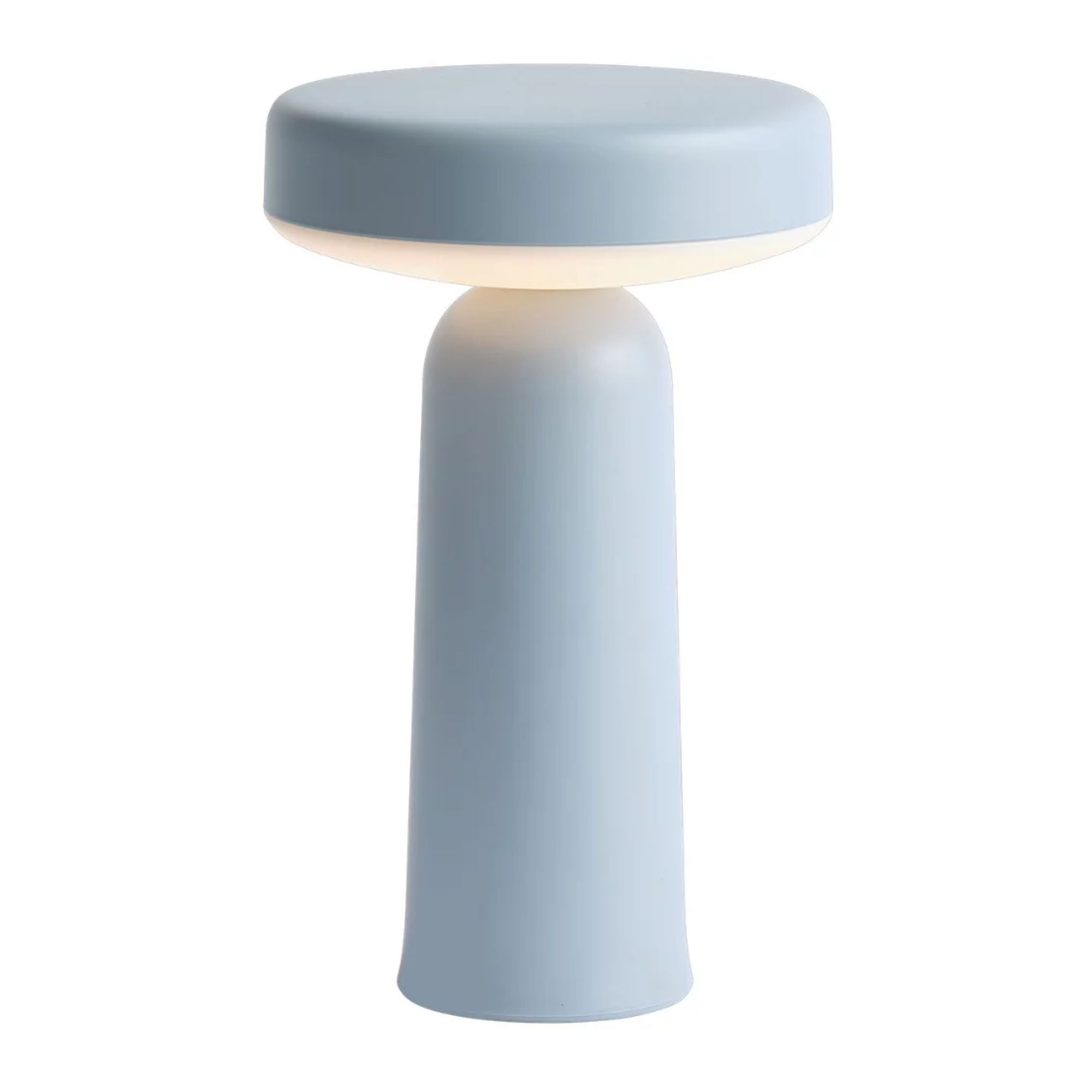 The light blue Ease Cordless Lamp from Muuto.