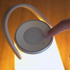 The Uma Sound Table Lamp from Pablo Designs touch controls.