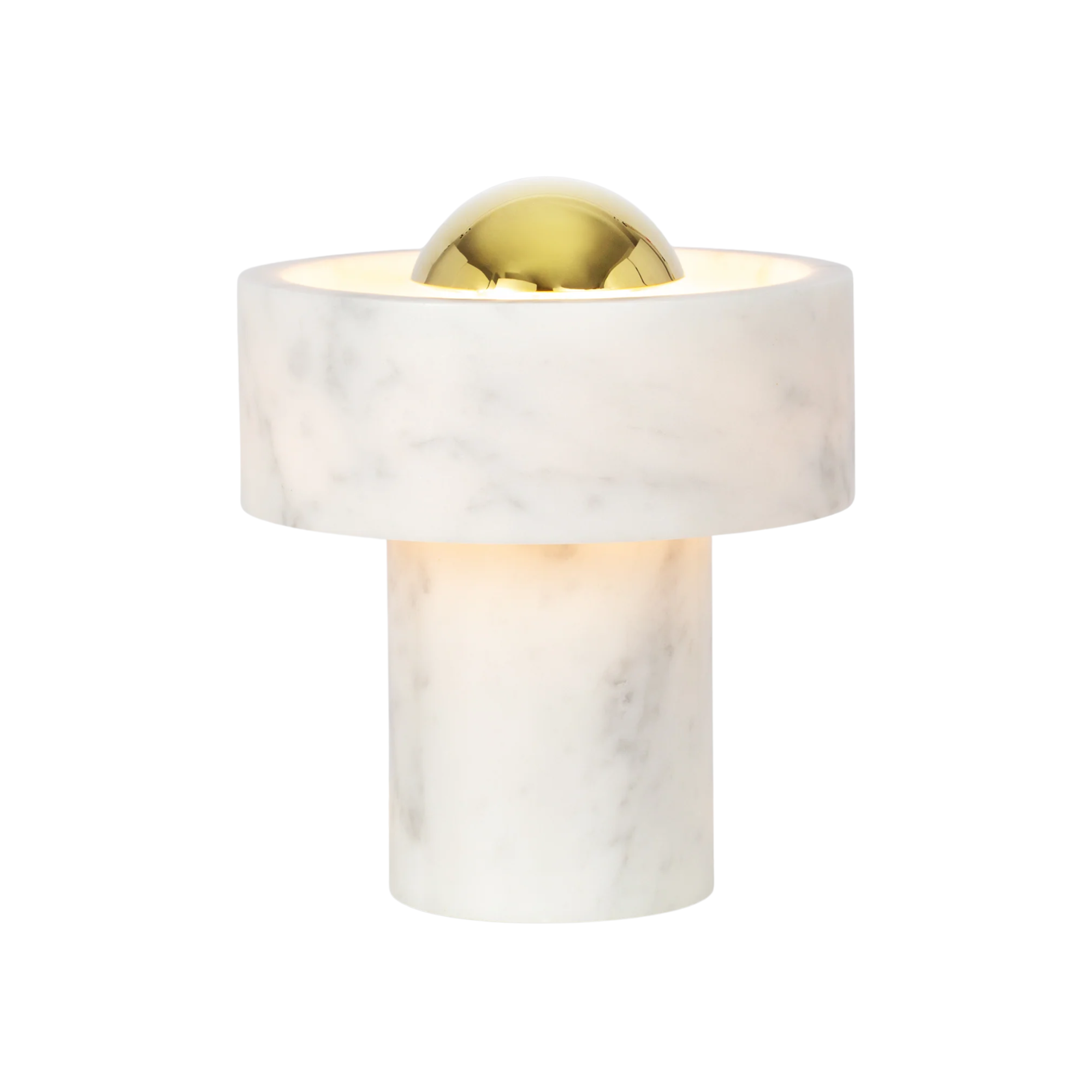 The gold Stone Cordless Lamp from Tom Dixon.
