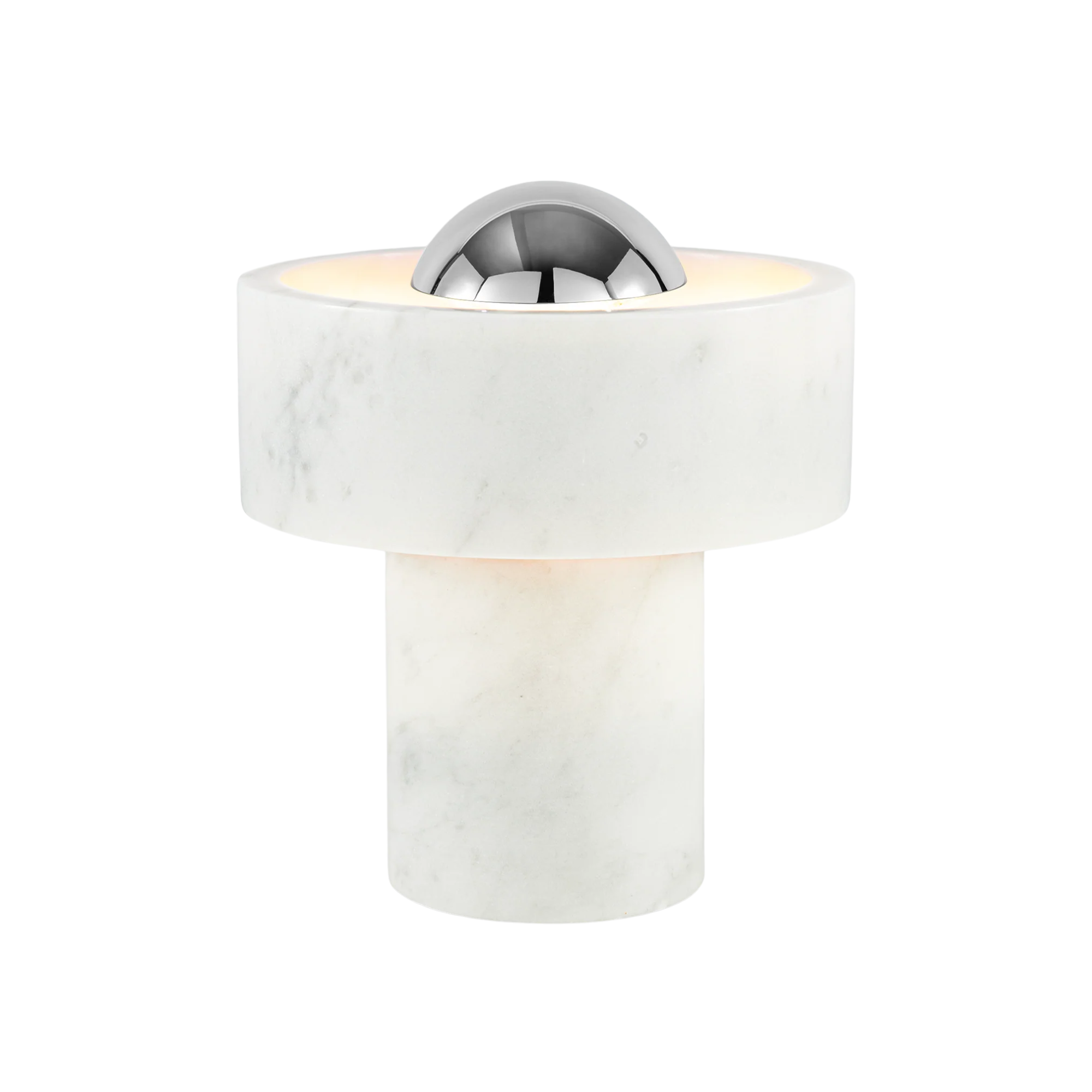 The silver Stone Cordless Lamp from Tom Dixon.