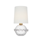 The glass Breslin Cordless Lamp from Visual Comfort Signature.