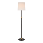The bronze and hand rubbed antique brass Bryant Adjustable Cordless Floor Lamp.