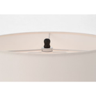 The bronze Bryant Adjustable Cordless Floor Lamp shade and finish in detail.