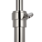 The polished nickel Bryant Adjustable Cordless Floor Lamp post.