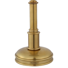 The brass Carthage Cordless Lamp from Visual Comfort Signature base with Ralph Lauren signature plate.