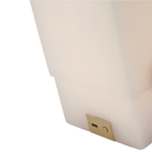 The Covet 16" Cordless Lamp from Visual Comfort Signature, focusing on the brass direct charging port.