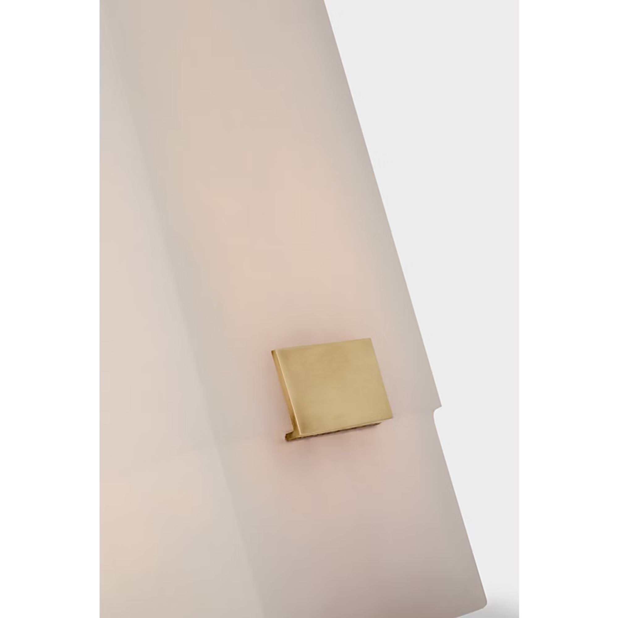 The Covet 16" Cordless Lamp from Visual Comfort Signature shown in a studio close up with a gray background.