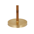 The Dalfern Cordless Reading Floor Lamp by Visual Comfort Signature, designed by Ralph Lauren showing the base close up.