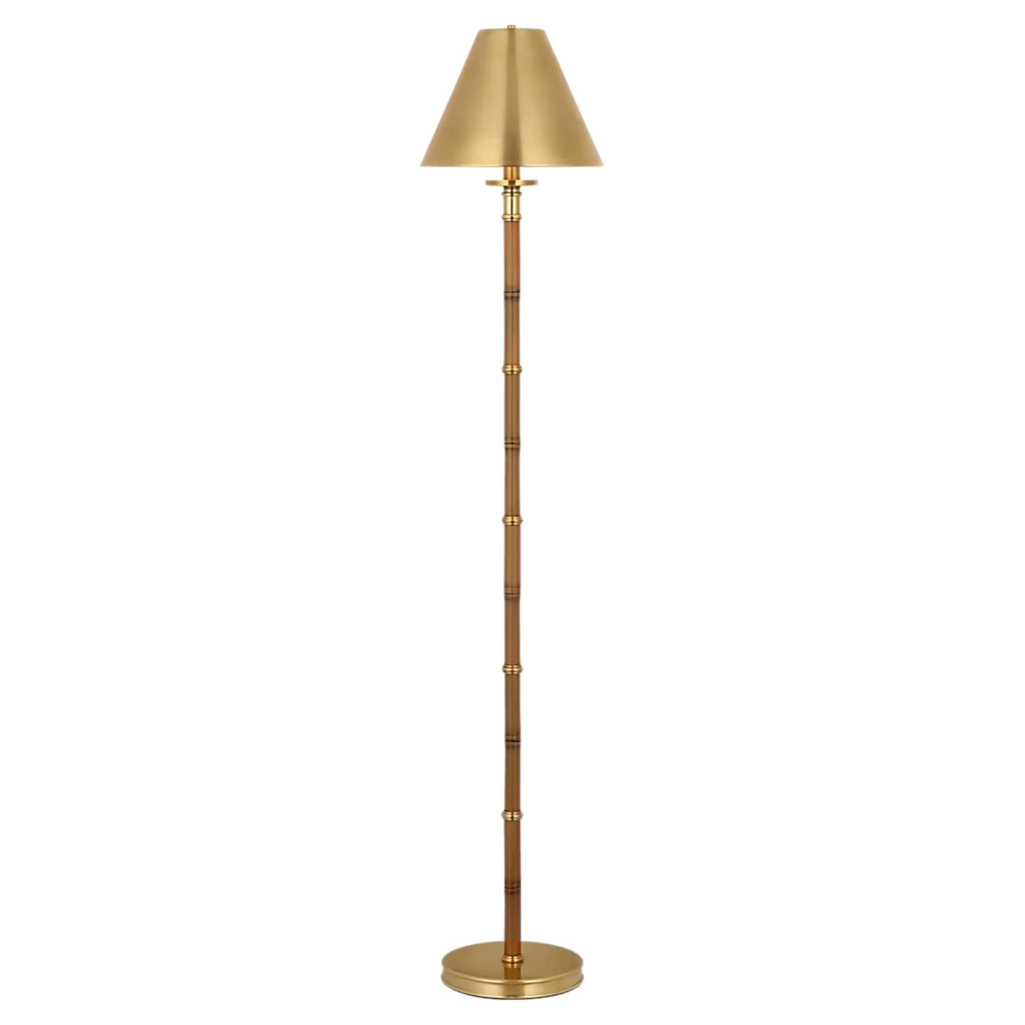 The Dalfern Cordless Reading Floor Lamp by Visual Comfort Signature, designed by Ralph Lauren.