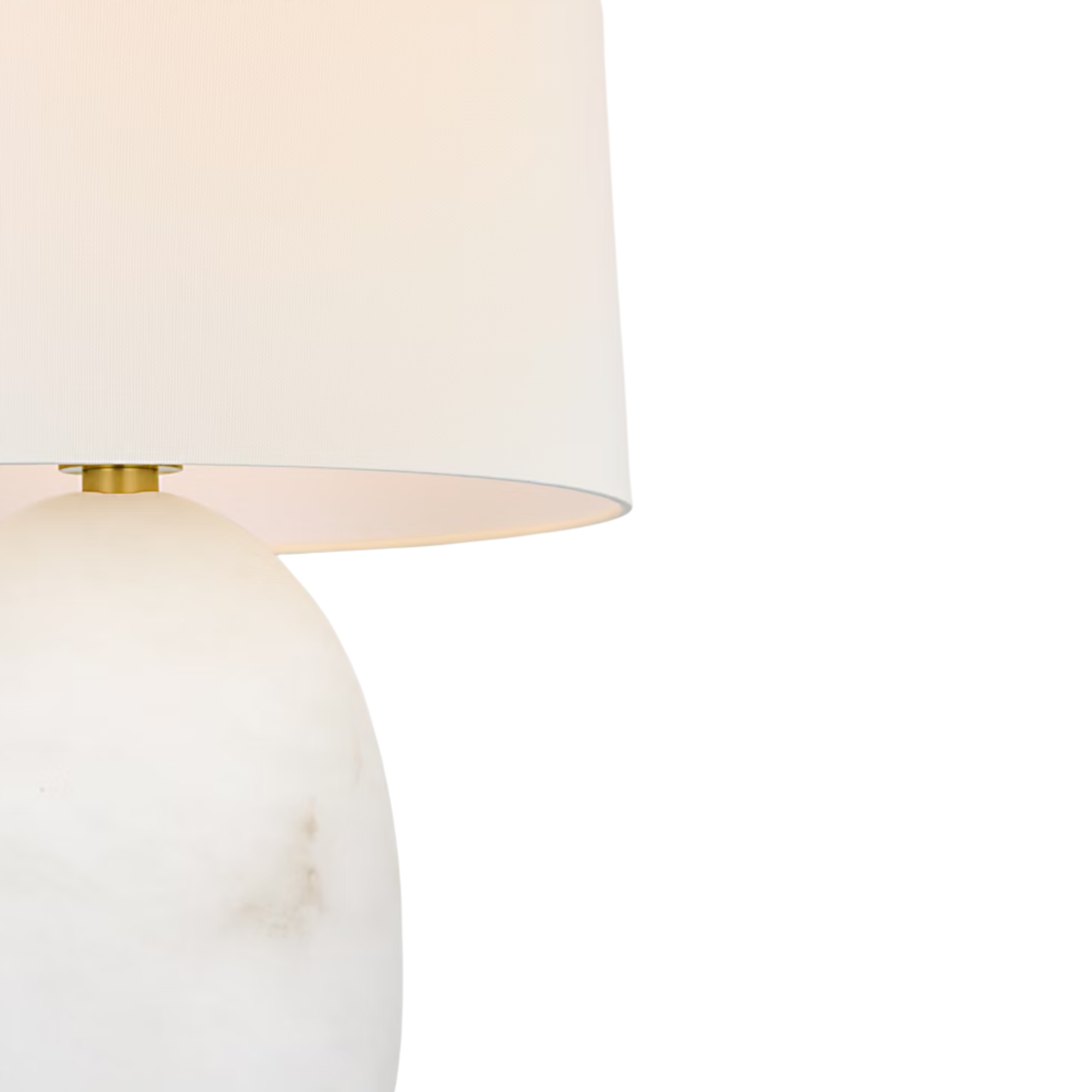 The Folly Rotatable Cordless Table Lamp from Visual Comfort Signature close up.