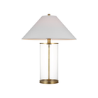 The Modern Cordless Table Lamp from Visual Comfort Signature designed by Ralph Lauren at an angle.