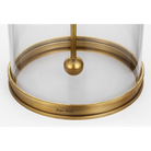 The Modern Cordless Table Lamp from Visual Comfort Signature designed by Ralph Lauren base shown close up.