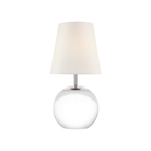 The crystal Terri Cordless Lamp from Visual Comfort Signature.