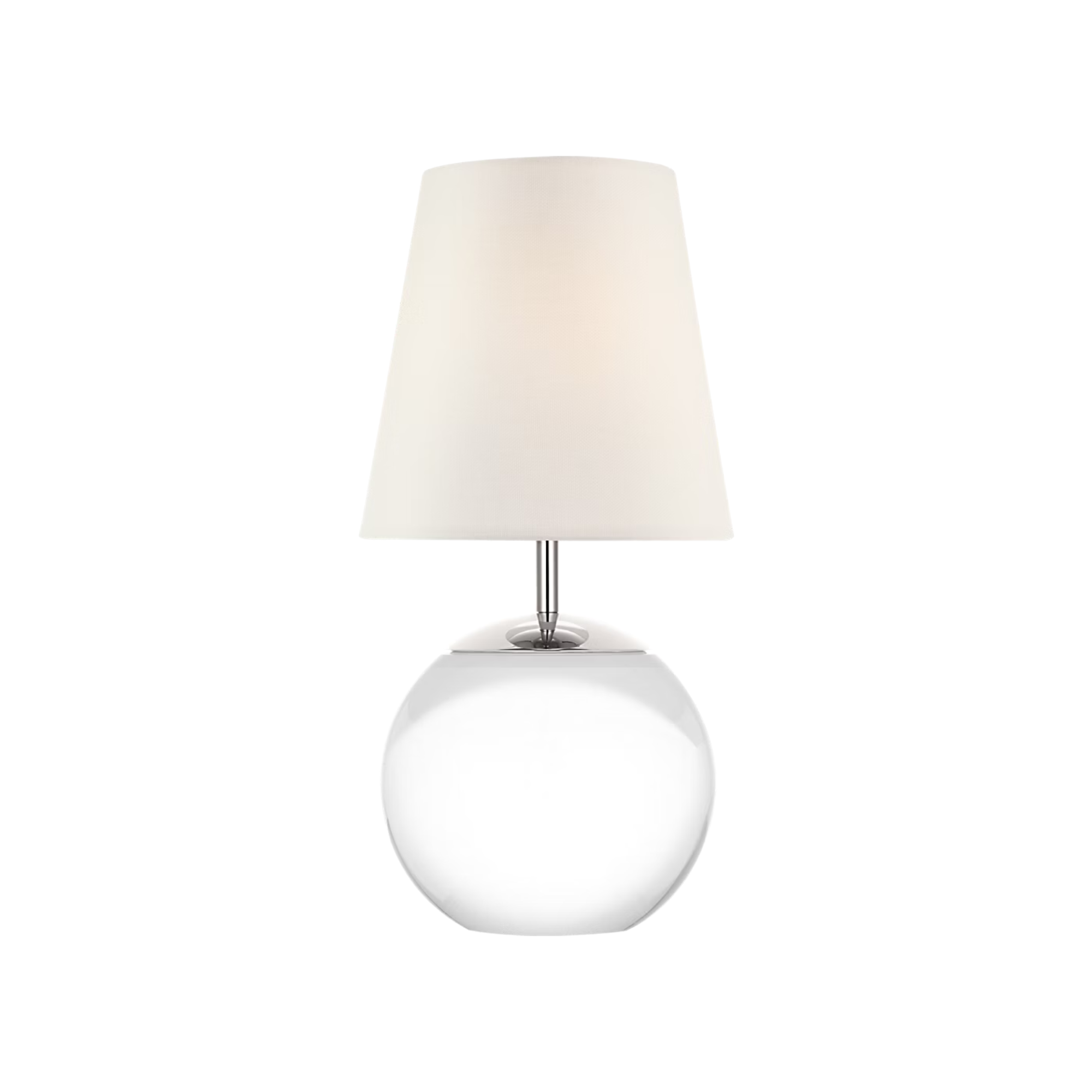 The crystal Terri Cordless Lamp from Visual Comfort Signature.