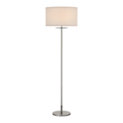 The burnished silver leaf with cream linen shade Walker Cordless Floor Lamp from Visual Comfort Signature.