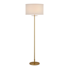 The gild with cream linen shade Walker Cordless Floor Lamp from Visual Comfort Signature.
