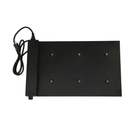 The black 6-Lamp Charging Platform - Pro Series from Zafferano at an angle.