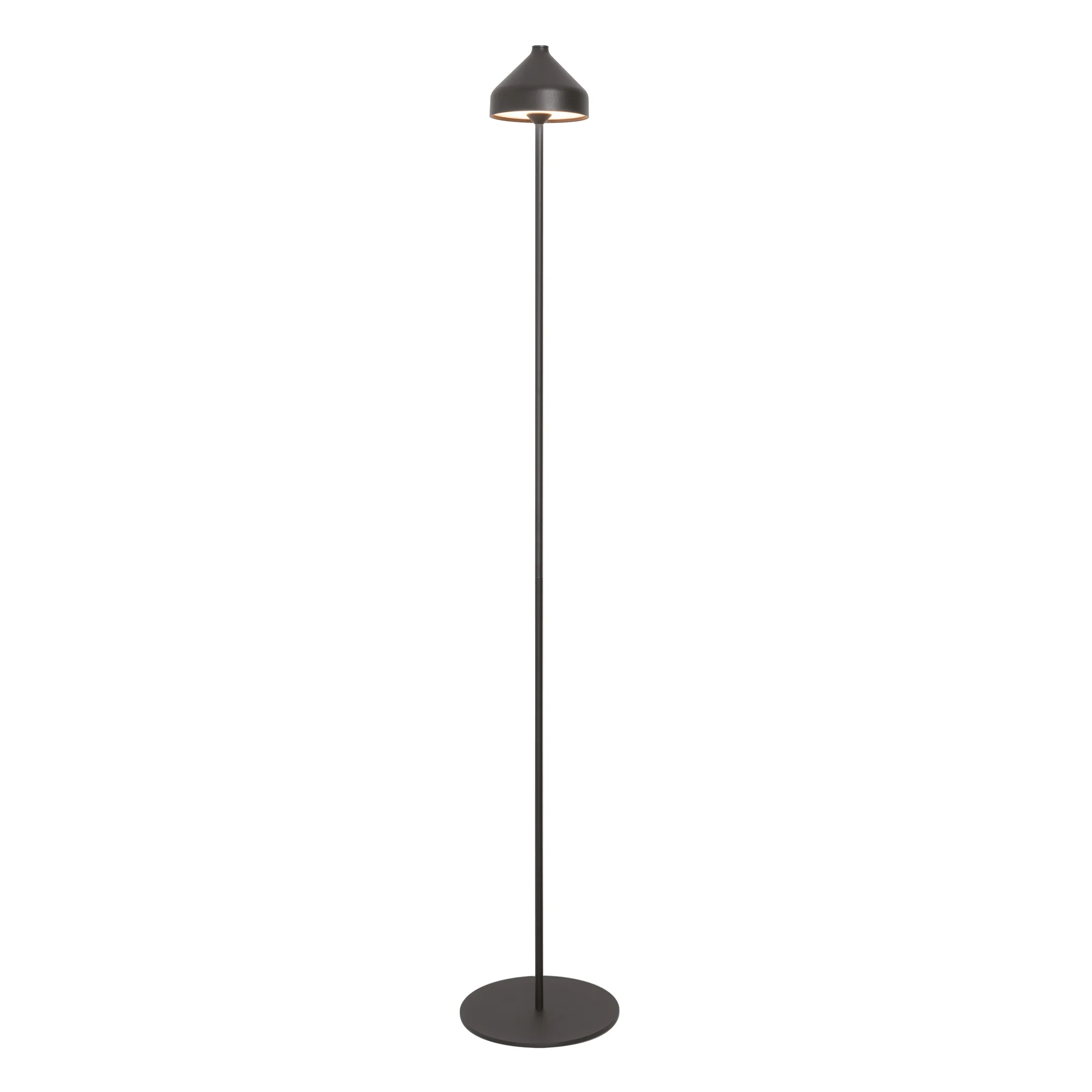 The black Amelie Pro Cordless Floor Lamp from Zafferano.