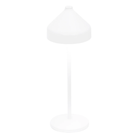 The white Amelie Pro Cordless Lamp from Zafferano.