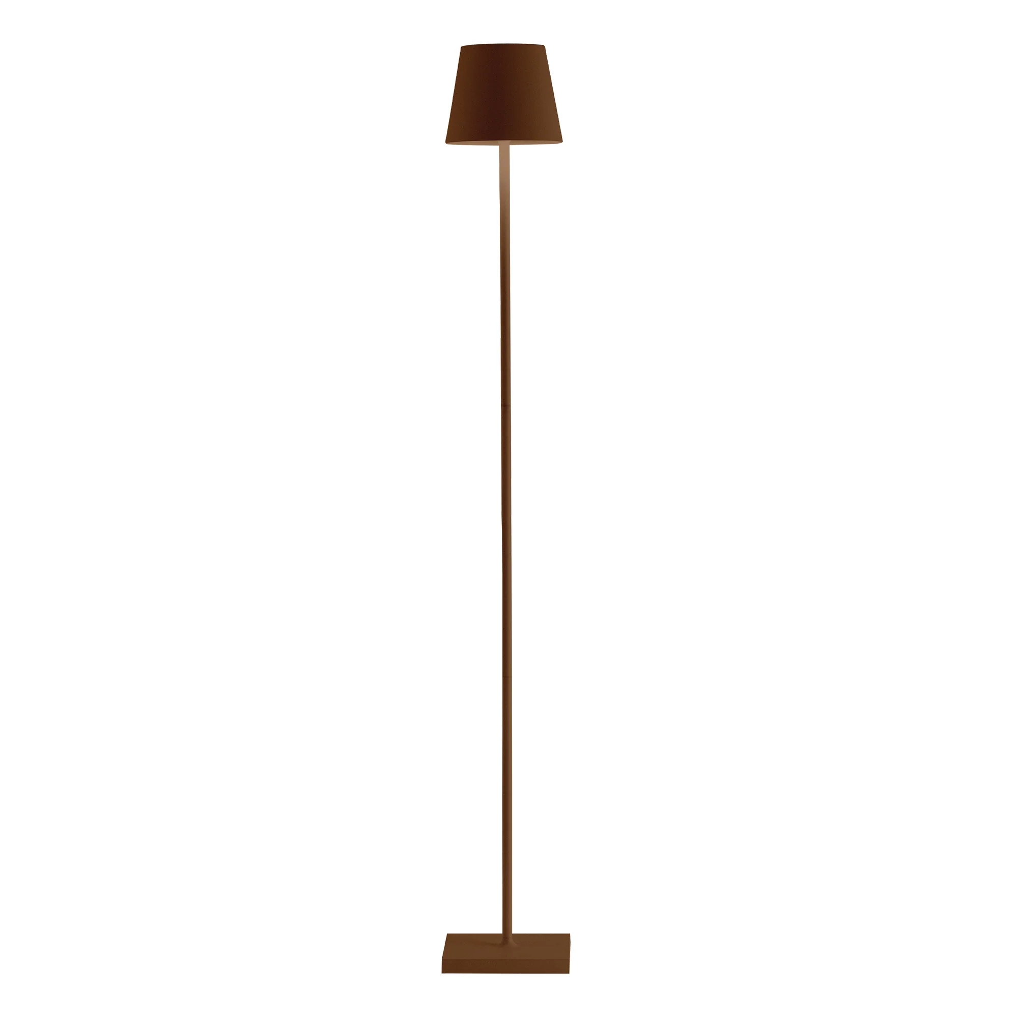 The rust Poldina Pro L Floor Lamp from Zafferano.