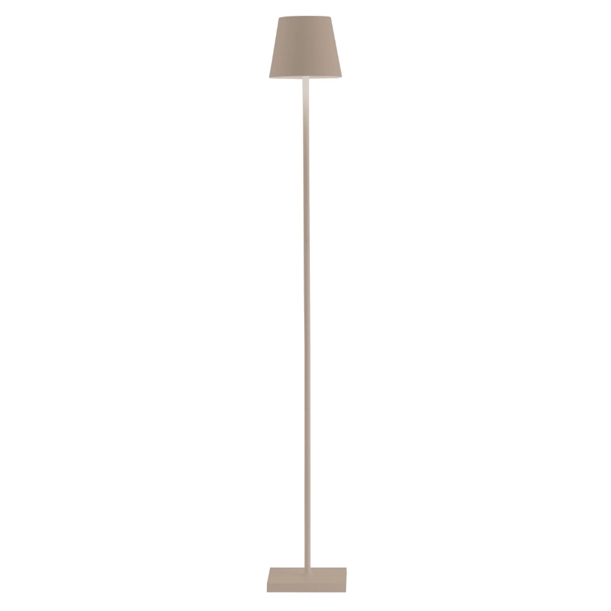 The sand Poldina Pro L Floor Lamp from Zafferano.