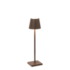 The rust Poldina Pro Micro Cordless Lamp from Zafferano.
