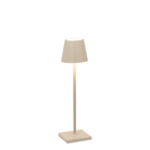 The sand Poldina Pro Micro Cordless Lamp from Zafferano.